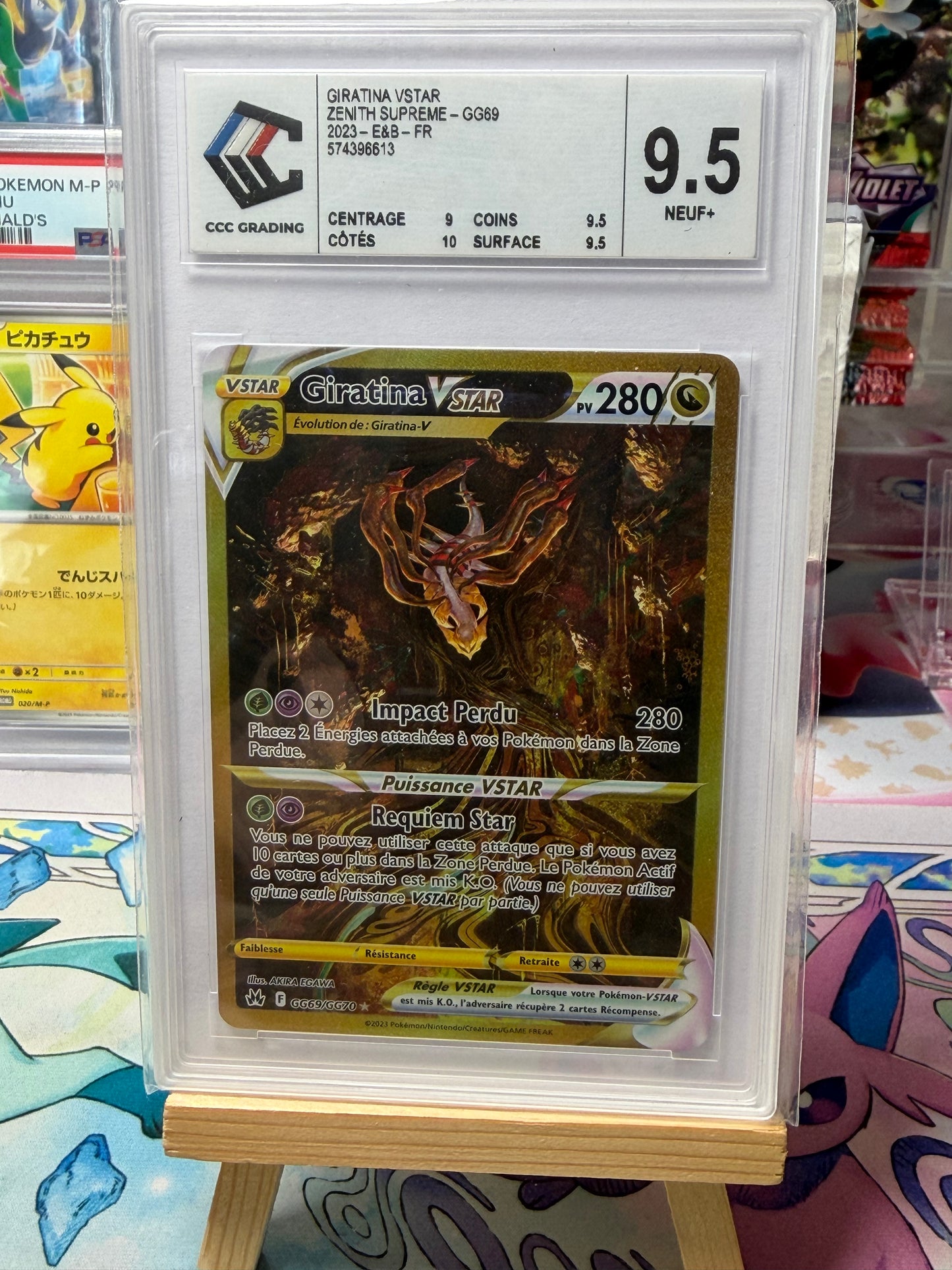 Carte Pokémon giratina GG69/GG70 CCC9.5