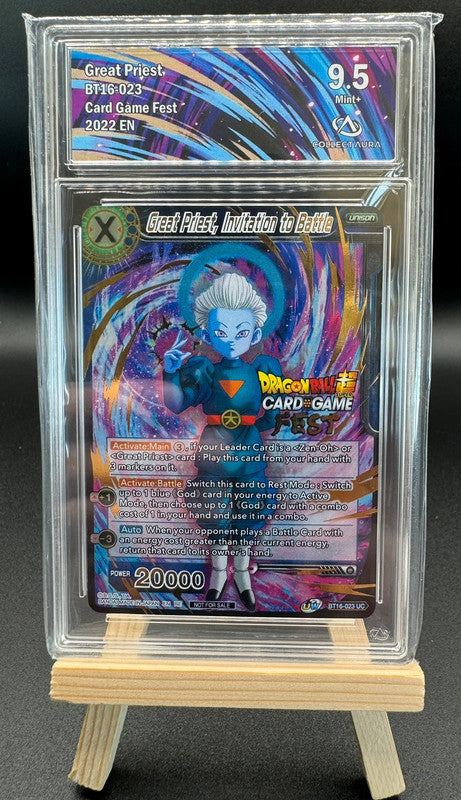 Carte great priest BT 16-023 card game fest grader 9.5