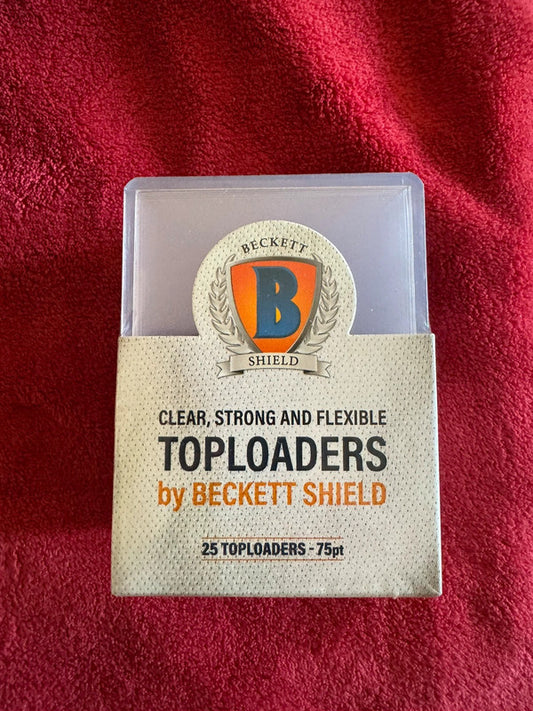 Top loader beckett 75 pt