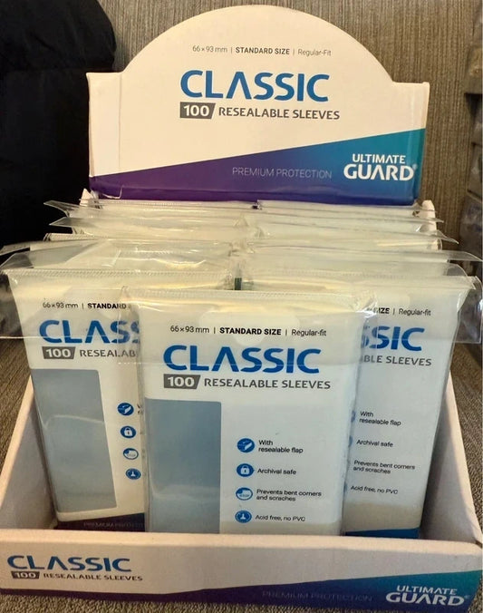 1 Paquet de 100 sleeve Pokémon refermable Ultimate guard