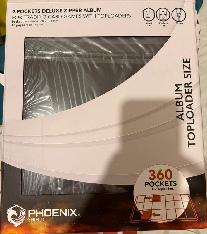 Classeur à top loader phœnix shield plusieurs dispo noir 360