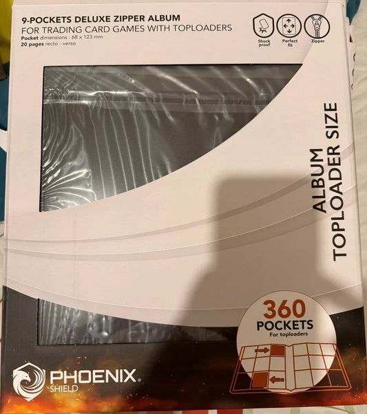 Classeur à top loader phœnix shield plusieurs dispo noir 360
