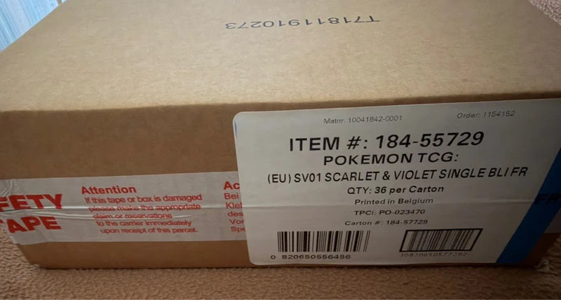 Case de 36 blister booster EV01