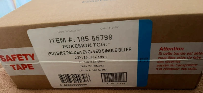 Case de 36 blister booster EV02 scellé