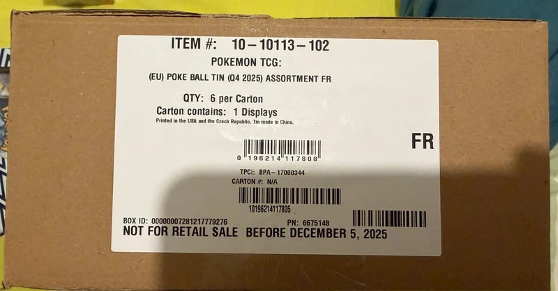 Case Pokeball 2025 Scellé